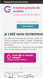 Mobile Screenshot of creation-gratuite-societe.com